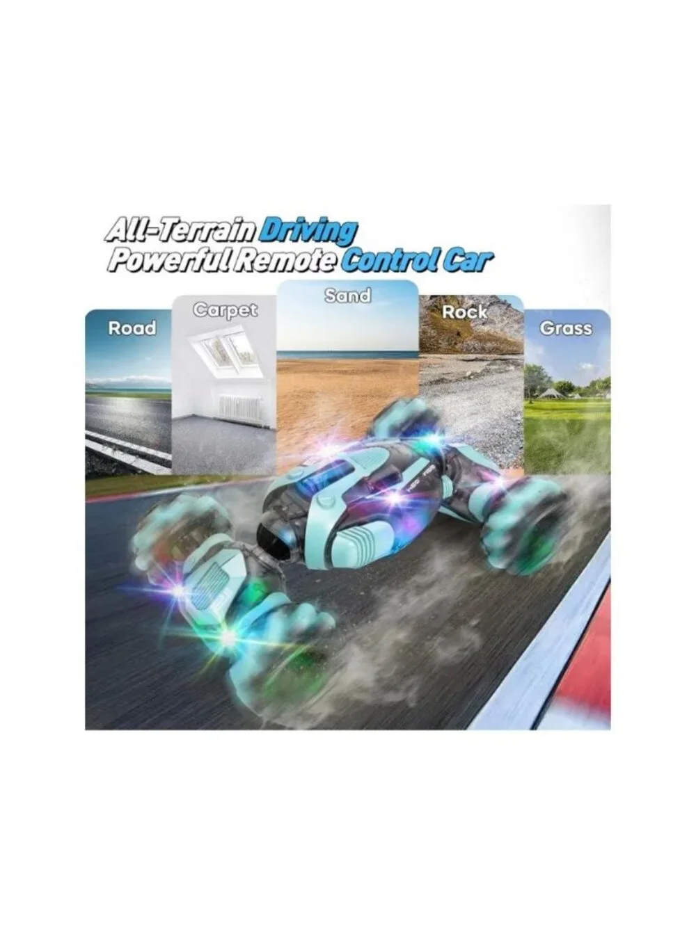 Gesture Sensing RC Stunt Car 360° Rotating 4WD All-Terrain Remote Control Car